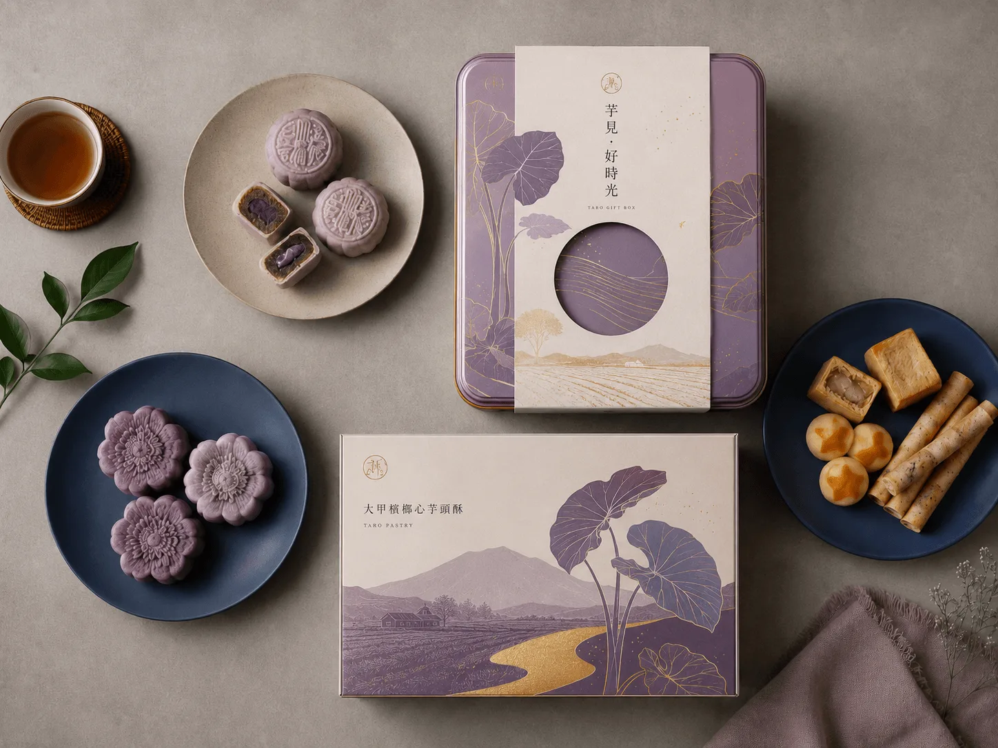 小涵的芋頭禮盒與「躍上國際的臺中味」